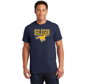 Sligo Middle School 2023-24 Spirit Wear-Adult Unisex T-Shirt Stallion Logo