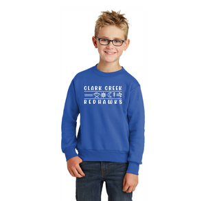 Clark Creek Spirit Wear 2023-24 On-Demand Store-Youth Unisex Crewneck Sweatshirt