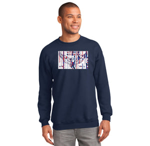 Literary Mag Club (Liberty Traditional) Spirit Wear 2023-24 On-Demand-Adult Unisex Crewneck Port & Company Essential Fleece Sweatshirt