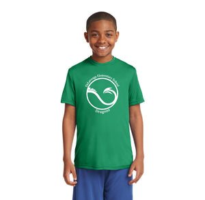 Delaveaga Elementary Spirit Wear 2023/24 On-Demand-Youth Unisex Dri-Fit Shirt Circle Logo