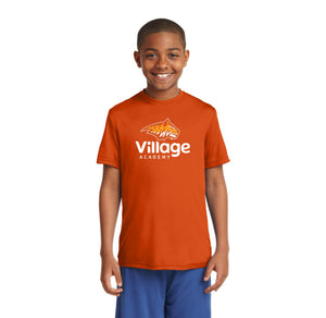 Village Academy Spirit Wear 2023-24 On-Demand-Youth Unisex Dri-Fit Shirt Tiger Logo