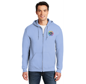 Ada Vista Elementary Spirit Wear 2023-24 On-Demand Store-Adult Unisex Full-Zip Hooded Sweatshirt School Logo