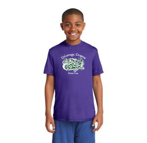 Delaveaga Elementary Spirit Wear 2023/24 On-Demand-Youth Unisex Dri-Fit Shirt Dragon Logo