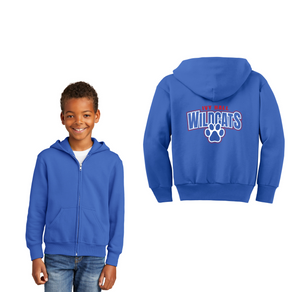 Ivy Hall Elementary Spirit Wear 2023-24 On-Demand-Youth Unisex Full-Zip Hooded Sweatshirt Curve