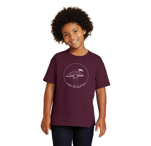 Laurel Tree Charter-Youth Unisex T-Shirt Mushroom Logo