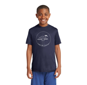 Laurel Tree Charter School Spirit Wear 2023-24 On-Demand-Youth Unisex Dri-Fit Shirt Mushroom Logo