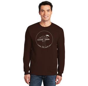 Laurel Tree Charter-Adult Unisex Long Sleeve Tee Mushroom Logo