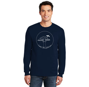 Laurel Tree Charter-Adult Unisex Long Sleeve Tee Mushroom Logo