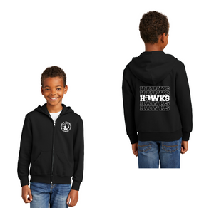 Hanover Elementary Spirit Wear 2023-24 On-Demand-Youth Unisex Full-Zip Hooded Sweatshirt