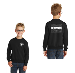 Hanover Elementary Spirit Wear 2023-24 On-Demand-Youth Unisex Crewneck Sweatshirt