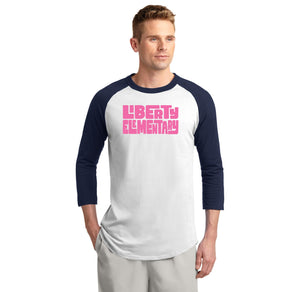 Liberty Elementary Staff Design 2023-24 On-Demand-Adult Unisex Baseball Tee