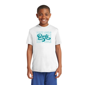 Mott Elementary Spirit Wear 2024 On-Demand-Youth Dry-Fit Shirt Repeating Logo