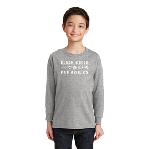 Clark Creek Spirit Wear 2023-24 On-Demand Store-Youth Unisex Long Sleeve Tee