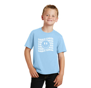 Liberty Elementary Fall Spirit Wear 2023-24 On-Demand-Youth Unisex Fan Favorite Premium Tee Smiley Logo