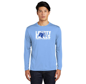 Liberty Elementary Fall Spirit Wear 2023-24 On-Demand-Adult Unisex Dri-Fit Long Sleeve Tee Eagle Logo