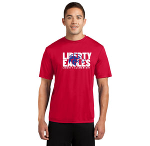 Liberty Elementary Fall Spirit Wear 2023-24 On-Demand-Adult Unisex Dri-Fit Shirt Eagle Logo