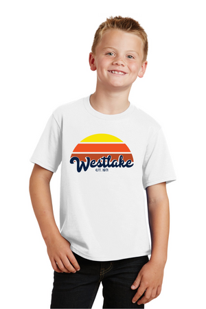Westlake Elementary Spirit Wear 2023/24 On-Demand-Premium Soft Unisex T-Shirt Sunset Logo