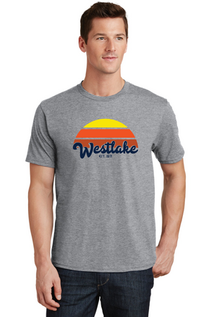 Westlake Elementary Spirit Wear 2023/24 On-Demand-Premium Soft Unisex T-Shirt Sunset Logo