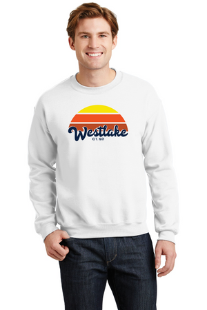 Westlake Elementary Spirit Wear 2023/24 On-Demand-Unisex Crewneck Sweatshirt Sunset Logo