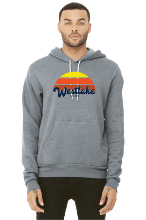 Westlake Elementary Spirit Wear 2023/24 On-Demand-BELLA+CANVAS Premium Fleece Hoodie Sunset Logo