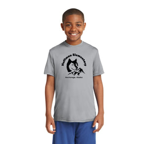 Huffman Elementary Spirit Wear 2023-24 On-Demand-Youth Unisex Dri-Fit Shirt Husky Logo