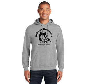 Huffman Elementary Spirit Wear 2023-24 On-Demand-Adult Unisex Hoodie Husky Logo