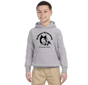 Huffman Elementary Spirit Wear 2023-24 On-Demand-Youth Unisex Hoodie Husky Logo