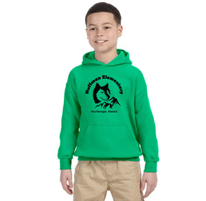 Huffman Elementary Spirit Wear 2023-24 On-Demand-Youth Unisex Hoodie Husky Logo