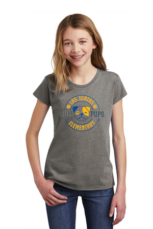 Las Juntas Elementary 2023-24 On-Demand-Youth District Girls Tee Circle Logo