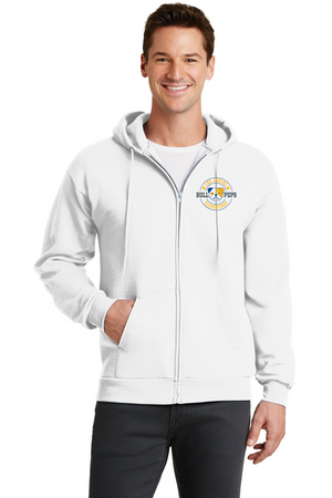 Las Juntas Elementary 2023-24 On-Demand-Unisex Full-Zip Hooded Sweatshirt Circle Logo