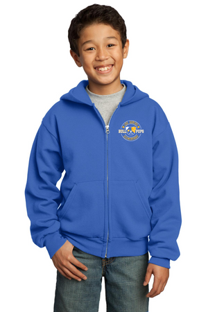 Las Juntas Elementary 2023-24 On-Demand-Unisex Full-Zip Hooded Sweatshirt Circle Logo