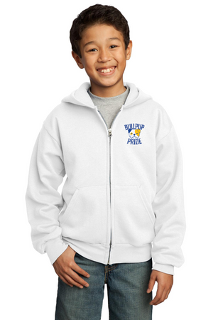 Las Juntas Elementary 2023-24 On-Demand-Unisex Full-Zip Hooded Sweatshirt Pride Logo