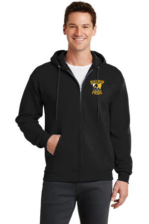 Las Juntas Elementary 2023-24 On-Demand-Unisex Full-Zip Hooded Sweatshirt Pride Logo