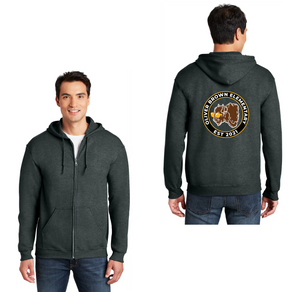 Oliver Brown Elementary Spirit Wear 2024 On-Demand-Adult Unisex Full-Zip Hooded Sweatshirt