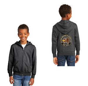 Oliver Brown Elementary Spirit Wear 2024 On-Demand-Youth Unisex Full-Zip Hooded Sweatshirt