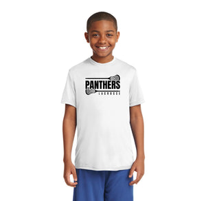 Panther Lacrosse 2023-24 On-Demand-Youth Unisex Dri-Fit Shirt Black Logo