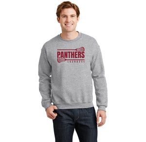 Panther Lacrosse 2023-24 On-Demand-Adult Unisex Crewneck Sweatshirt Maroon Logo