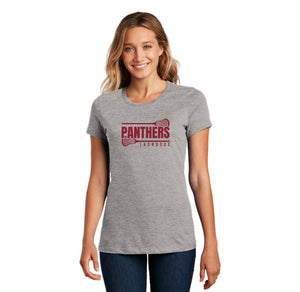 Panther Lacrosse 2023-24 On-Demand-Womens Premium Tee Maroon Logo