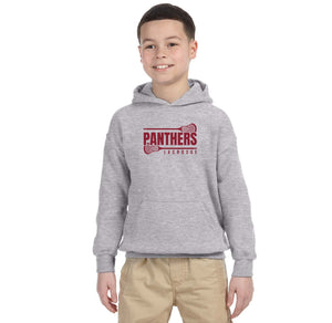 Panther Lacrosse 2023-24 On-Demand-Youth Unisex Hoodie Maroon Logo