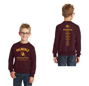 Palmdale Learning Plaza Spirit Wear 2024 On-Demand-Youth Unisex Crewneck Sweatshirt GO PUMAS!