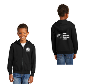 Palmdale Learning Plaza Spirit Wear 2024 On-Demand-Youth Unisex Full-Zip Hooded Sweatshirt Round PUMA