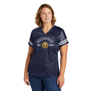 Bridgeway Island-Womens Sport-Tek Jersey Circle Logo