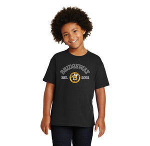 Bridgeway Island-Youth Unisex T-Shirt Circle Logo