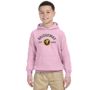 Bridgeway Island-Youth Unisex Hoodie Circle Logo