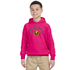 Bridgeway Island-Youth Unisex Hoodie Circle Logo