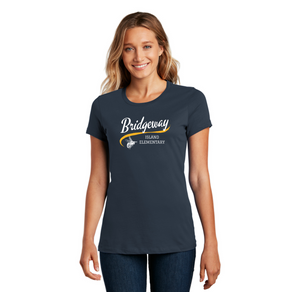 Bridgeway Island-Womens Premium Tee Cursive Logo