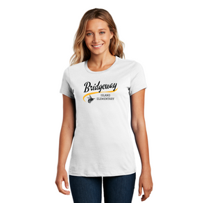 Bridgeway Island-Womens Premium Tee Cursive Logo