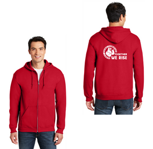 Talbott Springs Elementary Spirit Wear Store 2024 On-Demand-Adult Unisex Full-Zip Hooded Sweatshirt