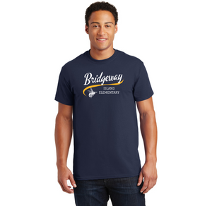 Bridgeway Island-Adult Unisex T-Shirt Cursive Logo