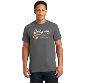 Bridgeway Island-Adult Unisex T-Shirt Cursive Logo